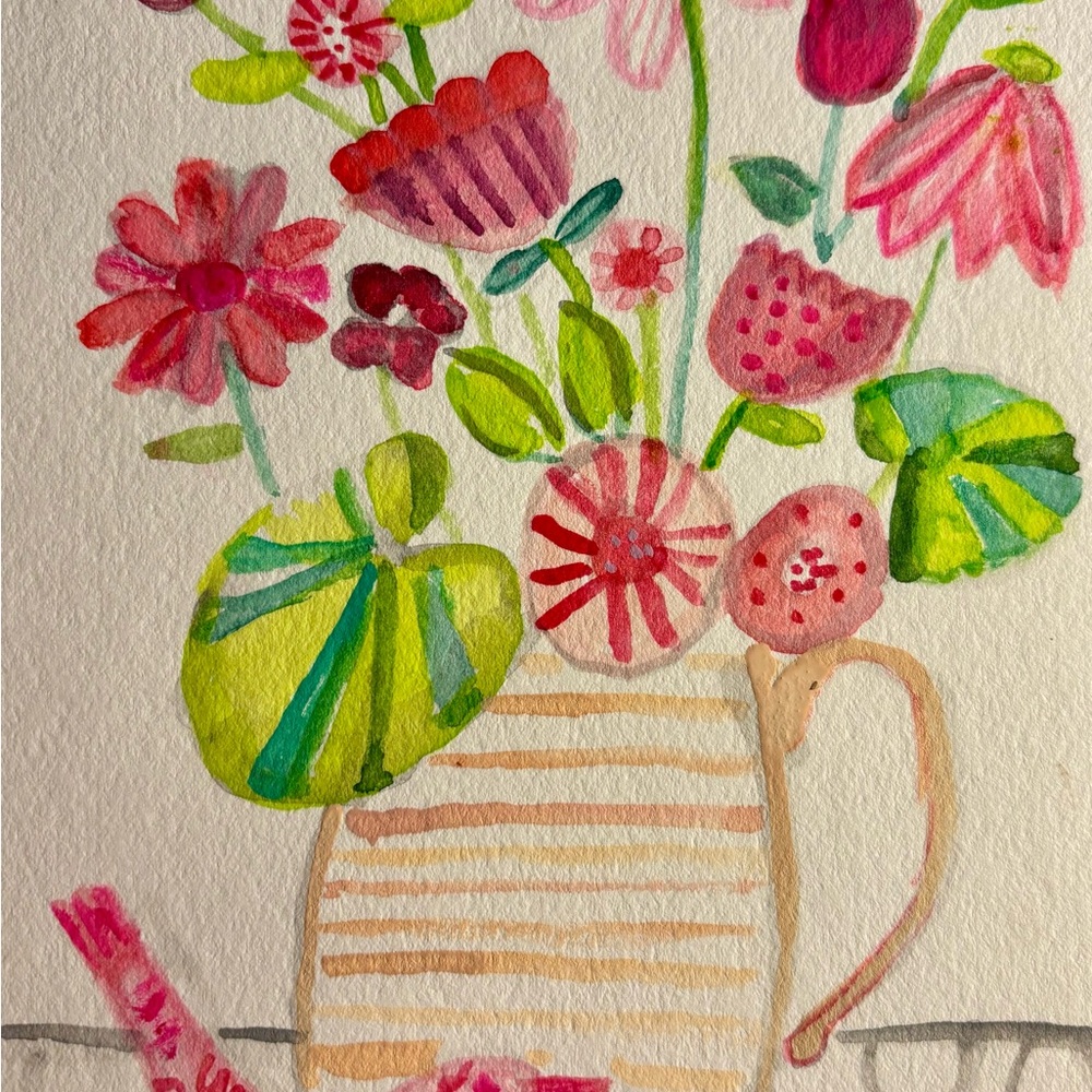 Floral Watercolor Art Print